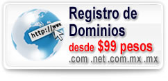 Registro de dominios .com .com.mx .mx